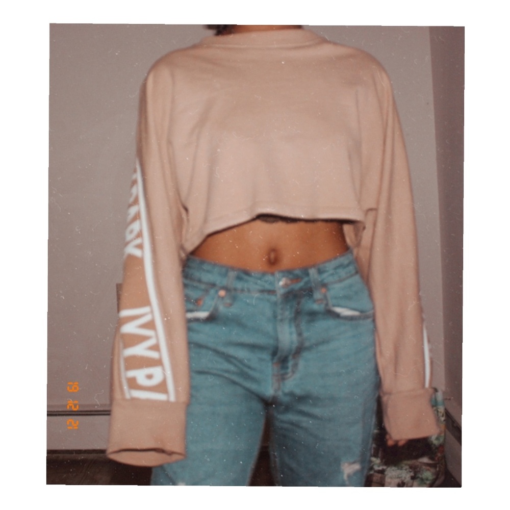 Ivy park long sleeve crop top